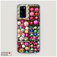Чехол Силиконовый Honor View 30/View 30 Pro Елочные игрушки Case Place