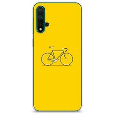 Силиконовый чехол "Хобби велосипед 1" на Huawei Nova 5 Pro / Хуавей Нова 5 Про Case Place