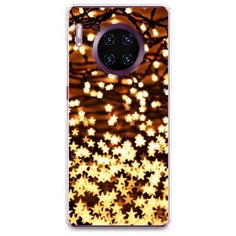 Силиконовый чехол "Новогодняя гирлянда" на Huawei Mate 30 Pro / Хуавей Мате 30 Про Case Place