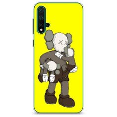 Силиконовый чехол "Кукла KAWS" на Huawei Nova 5 Pro / Хуавей Нова 5 Про Case Place