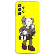 Силиконовый чехол "Кукла KAWS" на Samsung Galaxy A32 / Самсунг Галакси А32 Case Place