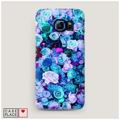 Чехол Пластиковый Samsung Galaxy S6 Цветочный ковер Case Place