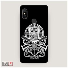 Чехол Пластиковый Xiaomi Redmi Note 6 Pro Тату моряк Case Place