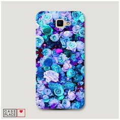 Чехол Пластиковый Samsung Galaxy J5 Prime 2016 Цветочный ковер Case Place