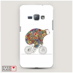 Чехол Пластиковый Samsung Galaxy J1 2016 Хобби велосипед 8 Case Place