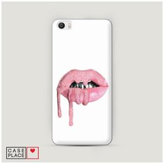 Чехол Пластиковый Xiaomi Mi5 Потекший блеск на губах Case Place