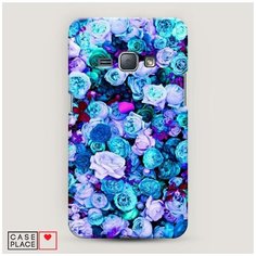 Чехол Пластиковый Samsung Galaxy J1 2016 Цветочный ковер Case Place