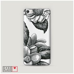 Чехол Пластиковый Xiaomi Mi5 Цветы тату Case Place
