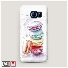 Чехол Пластиковый Samsung Galaxy S6 Пирамидка макарони 2 Case Place