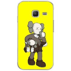 Силиконовый чехол "Кукла KAWS" на Samsung Galaxy J1 mini 2016 / Самсунг Галакси Джей 1 мини 2016 Case Place