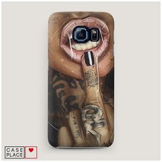 Чехол Пластиковый Samsung Galaxy S7 edge Девушка с татуировками Case Place
