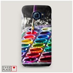 Чехол Пластиковый Samsung Galaxy S6 Палитра красок Case Place