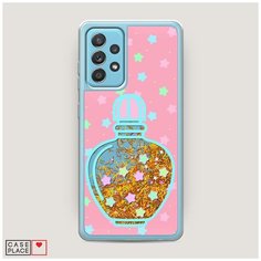 Чехол Жидкий с блестками Samsung Galaxy A52 Сладкие духи Case Place