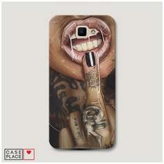 Чехол Пластиковый Samsung Galaxy J5 Prime 2016 Девушка с татуировками Case Place