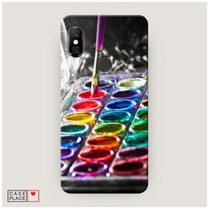 Чехол Пластиковый Xiaomi Redmi Note 6 Pro Палитра красок Case Place