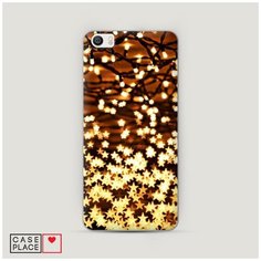 Чехол Пластиковый Xiaomi Mi5 Новогодняя гирлянда Case Place