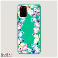Эко-чехол Samsung Galaxy S20 Plus Рамка из бабочек Case Place
