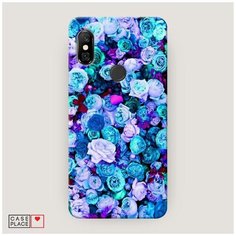 Чехол Пластиковый Xiaomi Redmi Note 6 Pro Цветочный ковер Case Place