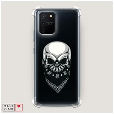 Чехол силиконовый Противоударный Samsung Galaxy S10 Lite Череп в маске Case Place