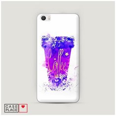 Чехол Пластиковый Xiaomi Mi5 Кофейный стакан арт Case Place
