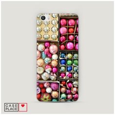 Чехол Пластиковый Xiaomi Mi5 Елочные игрушки Case Place