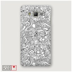 Чехол Пластиковый Samsung Galaxy Grand Prime Бильярдная мозаика Case Place