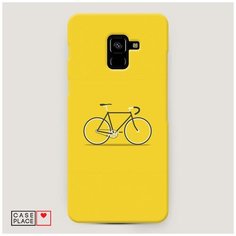 Чехол Пластиковый Samsung Galaxy A8 Plus 2018 Хобби велосипед 1 Case Place