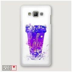 Чехол Пластиковый Samsung Galaxy Grand Prime Кофейный стакан арт Case Place