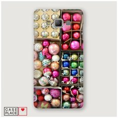 Чехол Пластиковый Samsung Galaxy Grand Prime Елочные игрушки Case Place