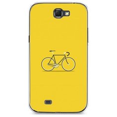 Силиконовый чехол "Хобби велосипед 1" на Samsung Galaxy Note 2 / Самсунг Галакси Нот 2 Case Place