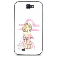 Силиконовый чехол "Весы образ" на Samsung Galaxy Note 2 / Самсунг Галакси Нот 2 Case Place