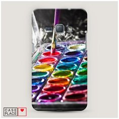 Чехол Пластиковый Samsung Galaxy J1 2016 Палитра красок Case Place