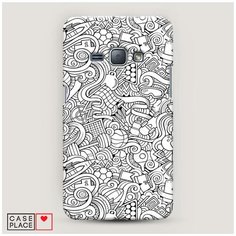 Чехол Пластиковый Samsung Galaxy J1 2016 Бильярдная мозаика Case Place