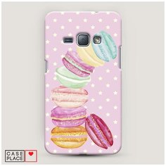 Чехол Пластиковый Samsung Galaxy J1 2016 Пирамидка макарони Case Place