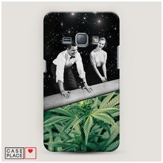 Чехол Пластиковый Samsung Galaxy J1 2016 Ковер самокрут Case Place