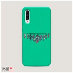 Эко-чехол Samsung Galaxy A50 Гирлянда из перьев 1 Case Place