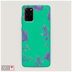 Эко-чехол Samsung Galaxy S20 Plus Сиреневая цветочная рамка Case Place