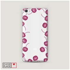 Чехол Пластиковый Xiaomi Mi5 Рамка из вишни Case Place
