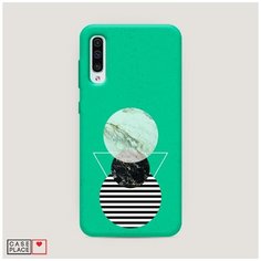 Эко-чехол Samsung Galaxy A50 Пирамида из кругов Case Place