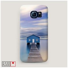 Чехол Пластиковый Samsung Galaxy S6 Домик на воде Case Place