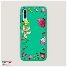 Эко-чехол Samsung Galaxy A50 Цветочная рамка Case Place