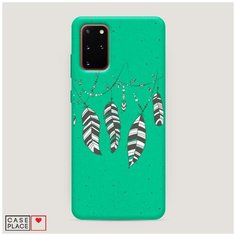 Эко-чехол Samsung Galaxy S20 Plus Гирлянда из перьев 3 Case Place