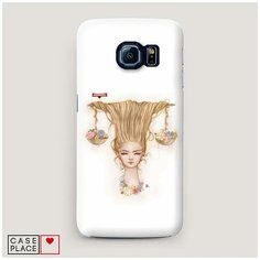 Чехол Пластиковый Samsung Galaxy S7 edge Весы прическа Case Place
