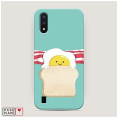 Чехол Пластиковый Samsung Galaxy A01 Съедобная кровать Case Place