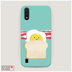 Чехол Пластиковый Samsung Galaxy A01 Съедобная кровать Case Place