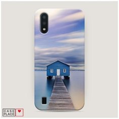 Чехол Пластиковый Samsung Galaxy A01 Домик на воде Case Place