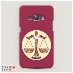 Чехол Пластиковый Samsung Galaxy J1 2016 Весы Case Place