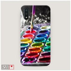 Чехол Пластиковый Samsung Galaxy A01 Палитра красок Case Place