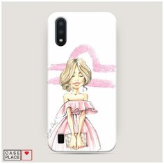 Чехол Пластиковый Samsung Galaxy A01 Весы образ Case Place
