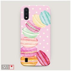 Чехол Пластиковый Samsung Galaxy A01 Пирамидка макарони Case Place